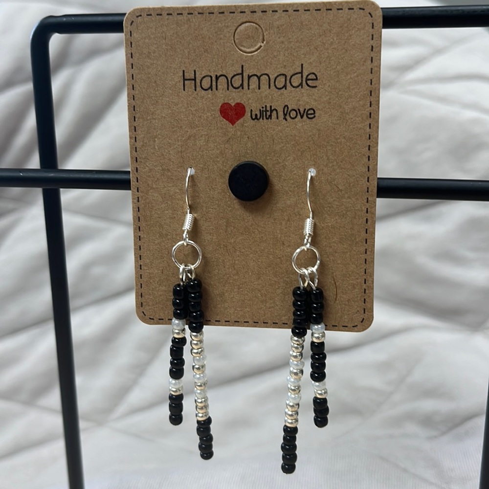 Handmade Seed Bead earrings